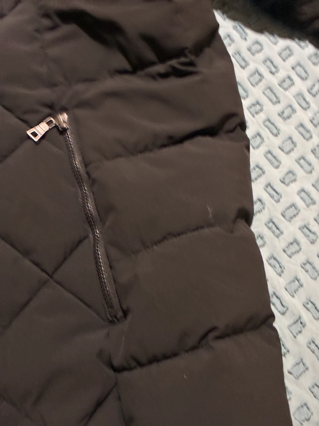 Black Quilted Jacket 3XL - photo 4