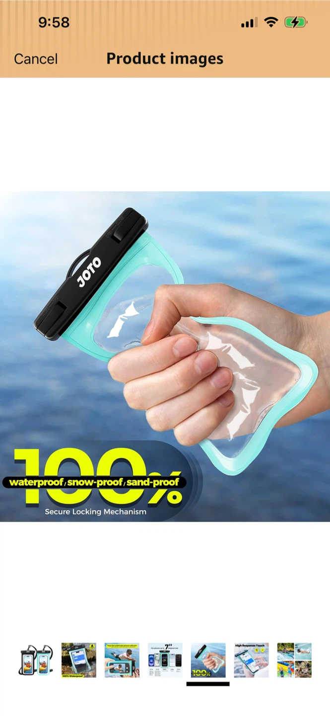 JOTO IPX8 Waterproof Phone Pouches (2 Pack) - photo 4
