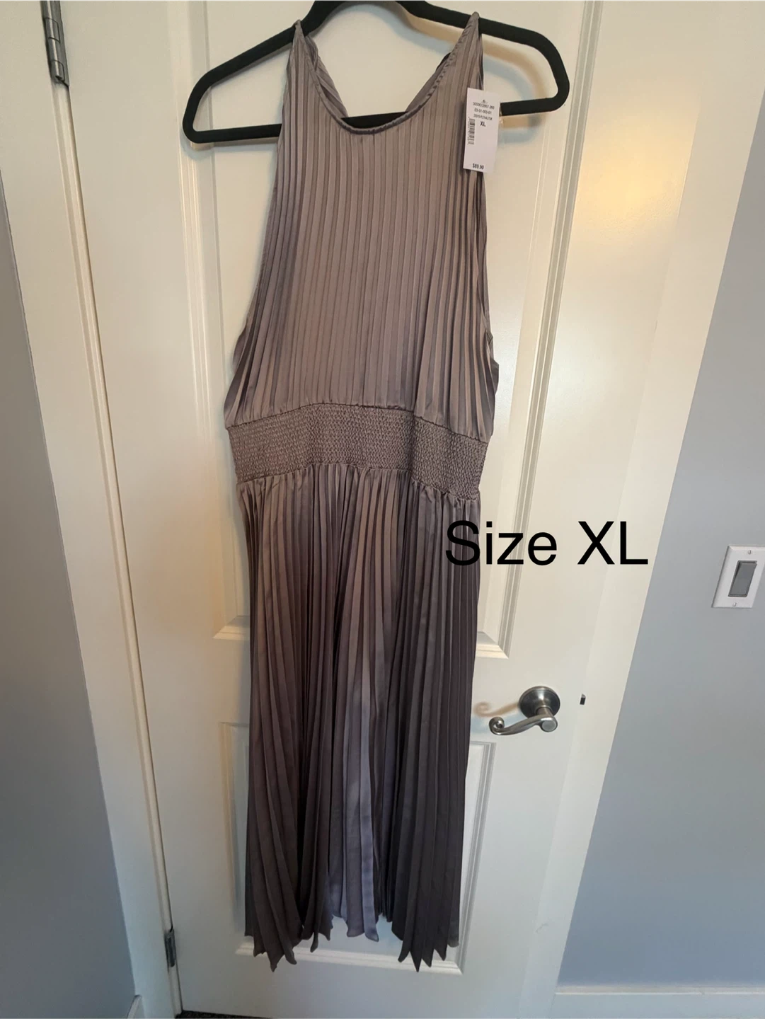 Pleated Halter Dress Size XL