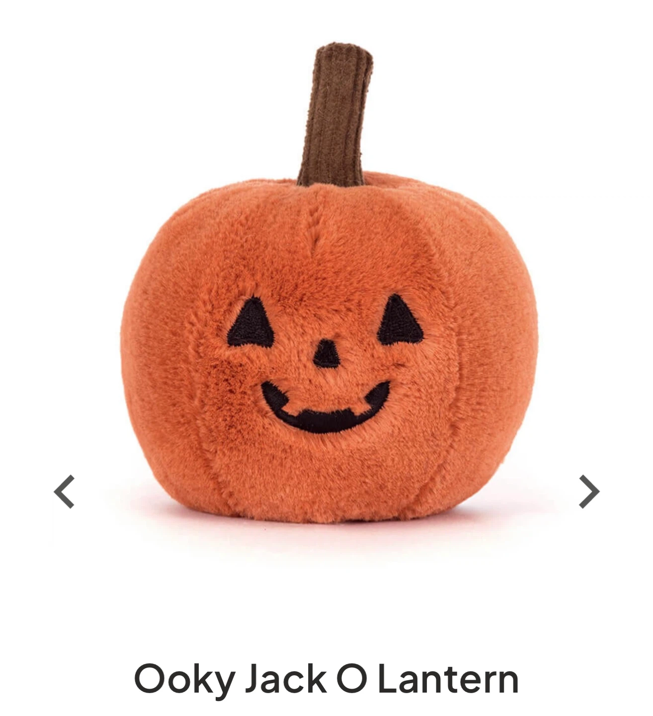 Jellycat Ooky Jack O Lantern Plush - photo 2
