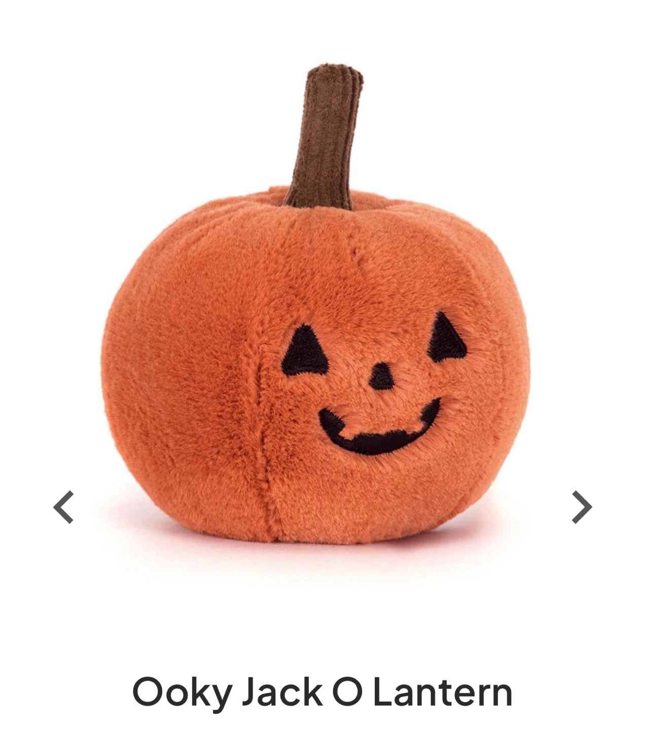Jellycat Ooky Jack O Lantern Plush - photo 3