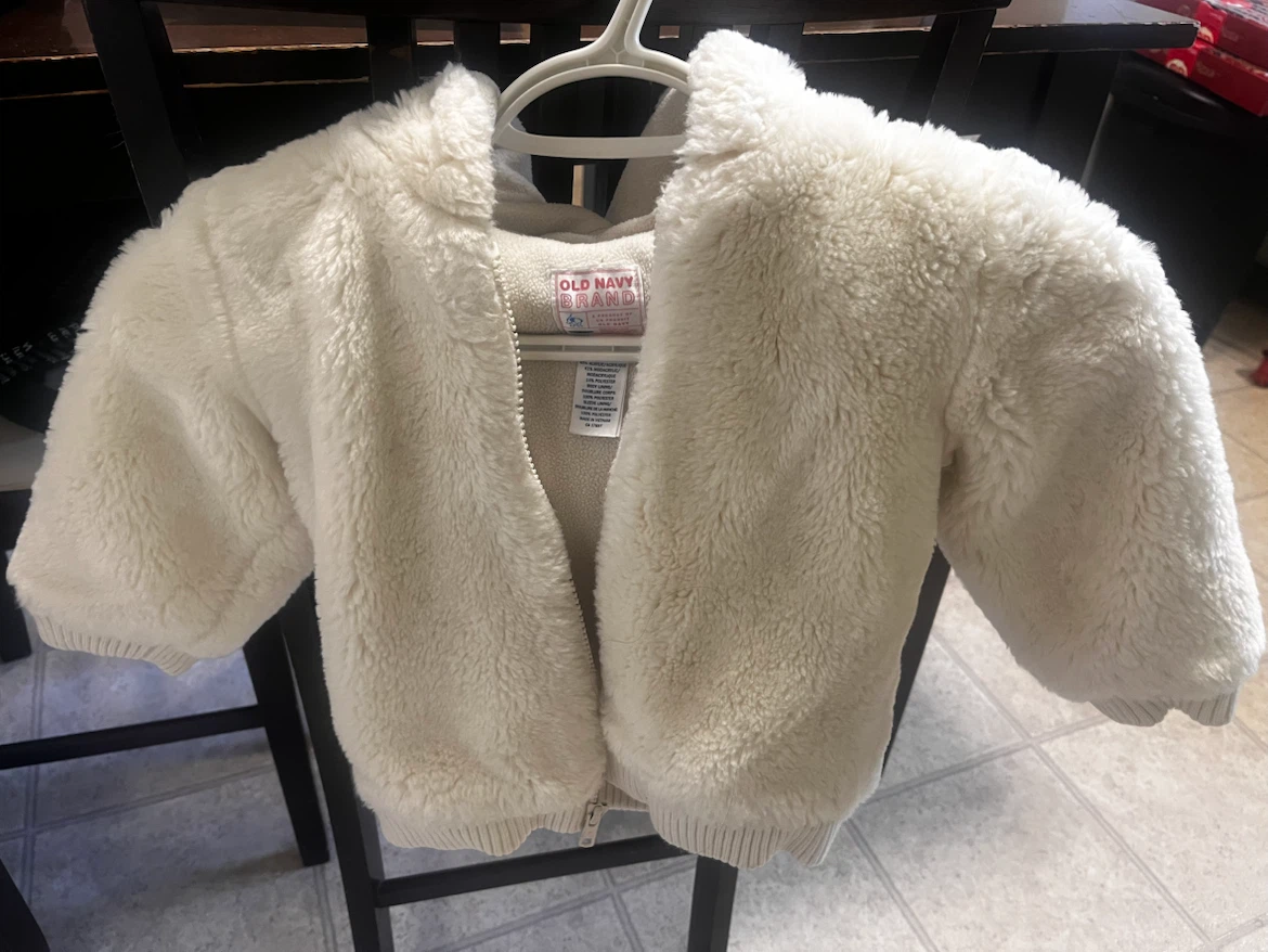 Old Navy Faux Fur Hoodie - 2T