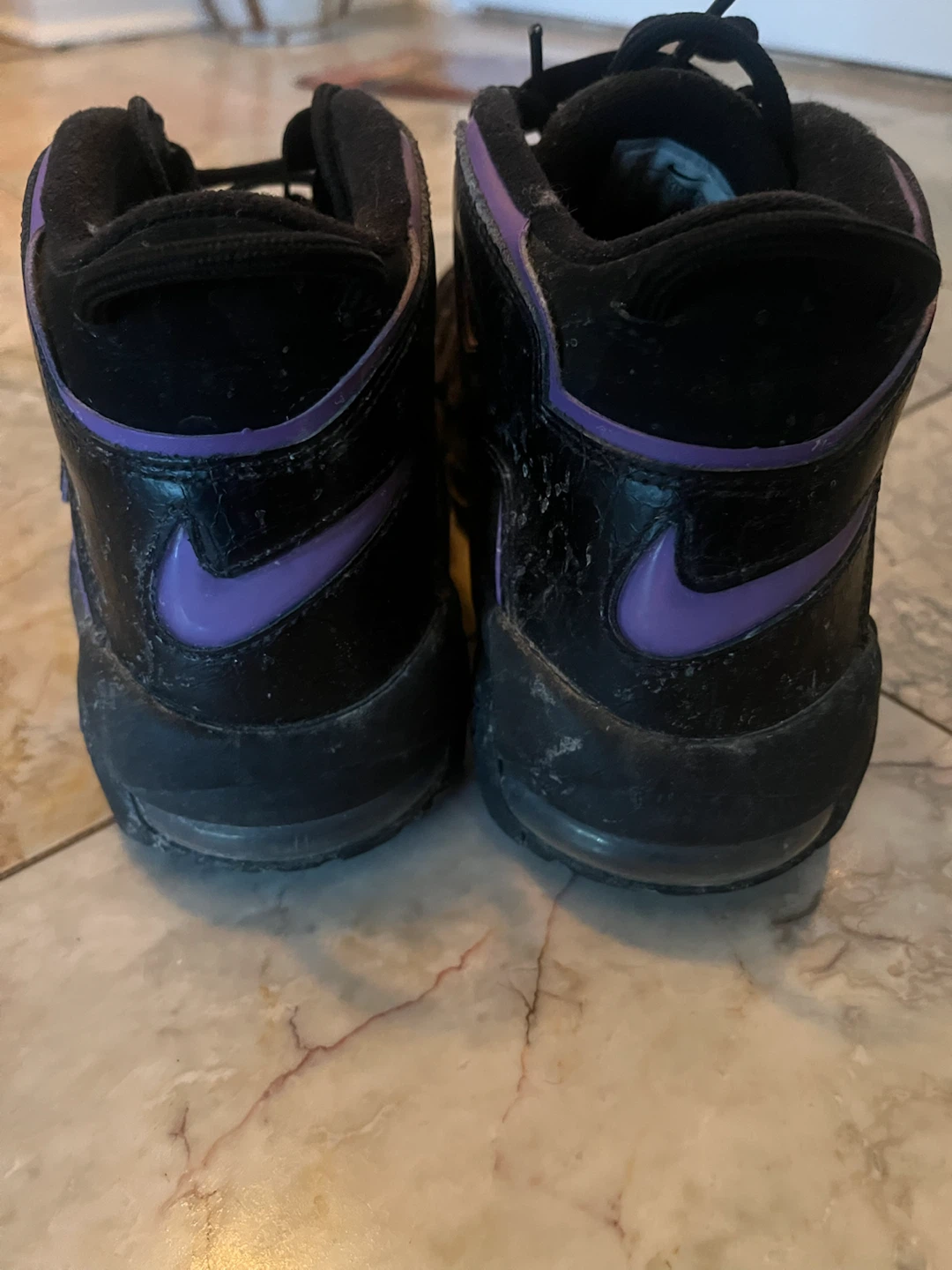 Nike Air More Uptempo Black and Purple - photo 2