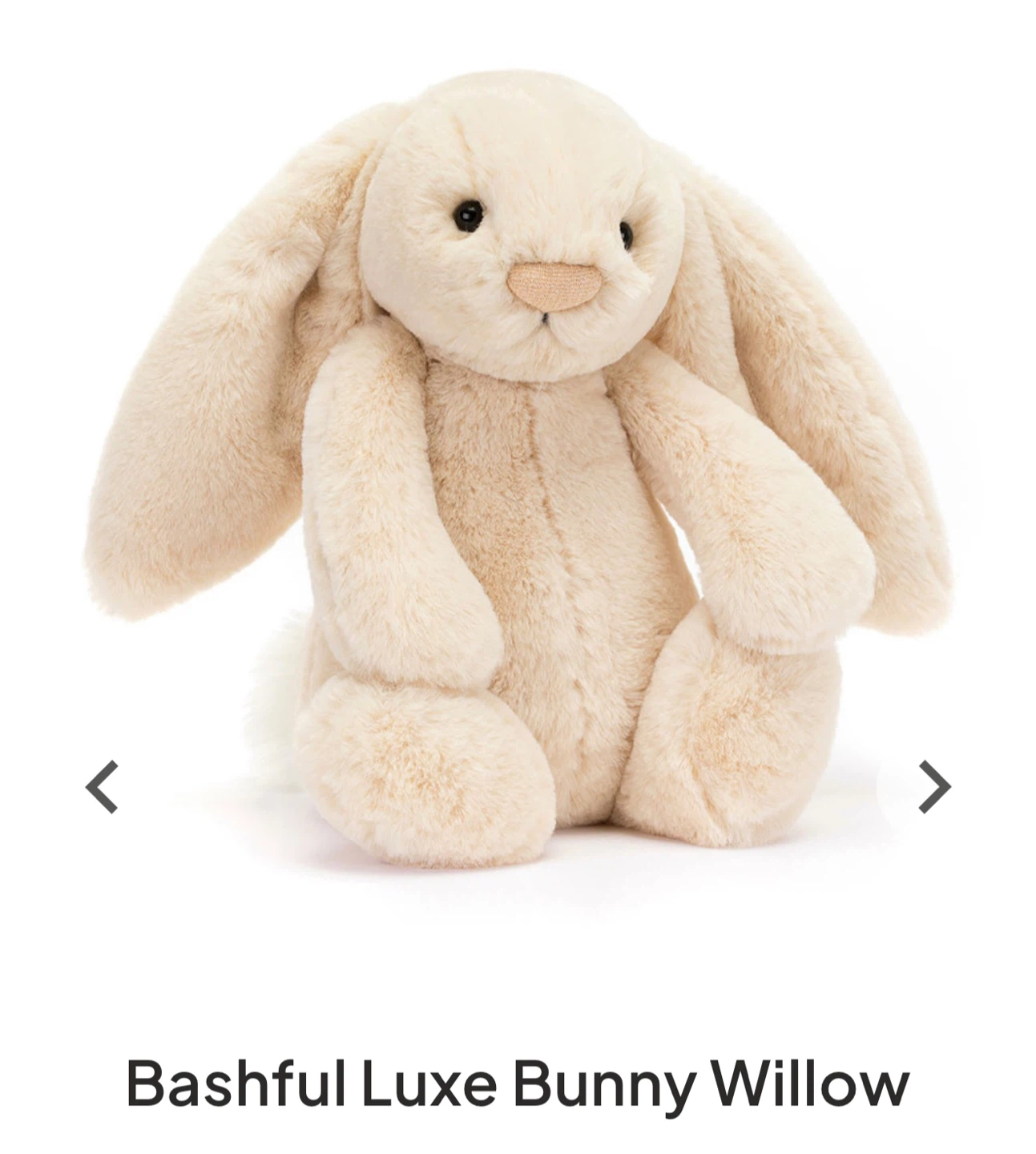 Jellycat Bashful Luxe Bunny Willow, Medium - photo 2