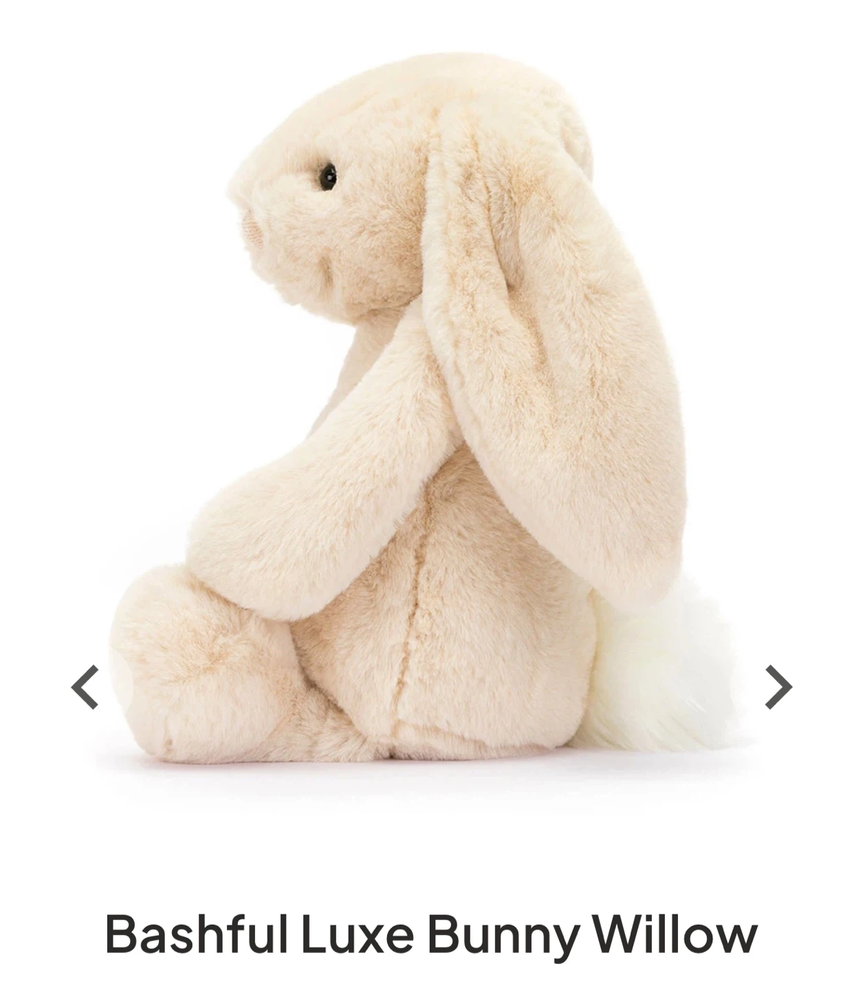 Jellycat Bashful Luxe Bunny Willow, Medium - photo 3