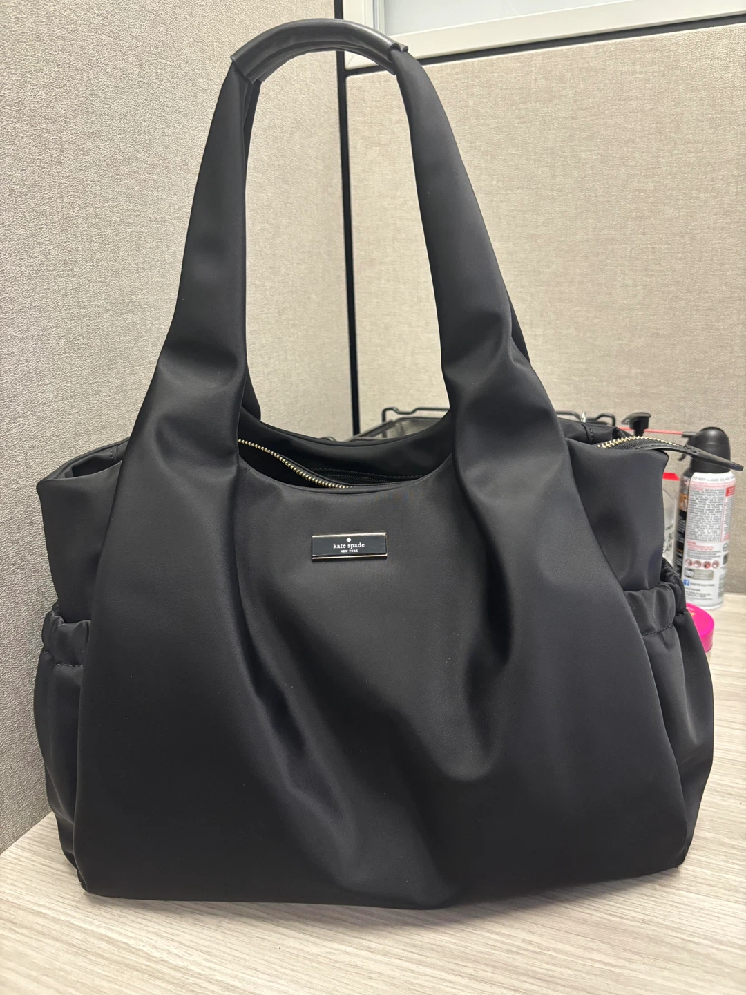 Kate Spade Black Nylon Tote Diaper Bag - photo 4