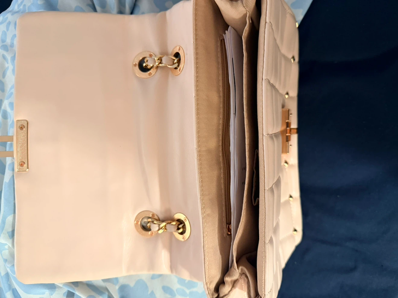 ALDO Quilted Crossbody Bag - Light Pink - photo 4