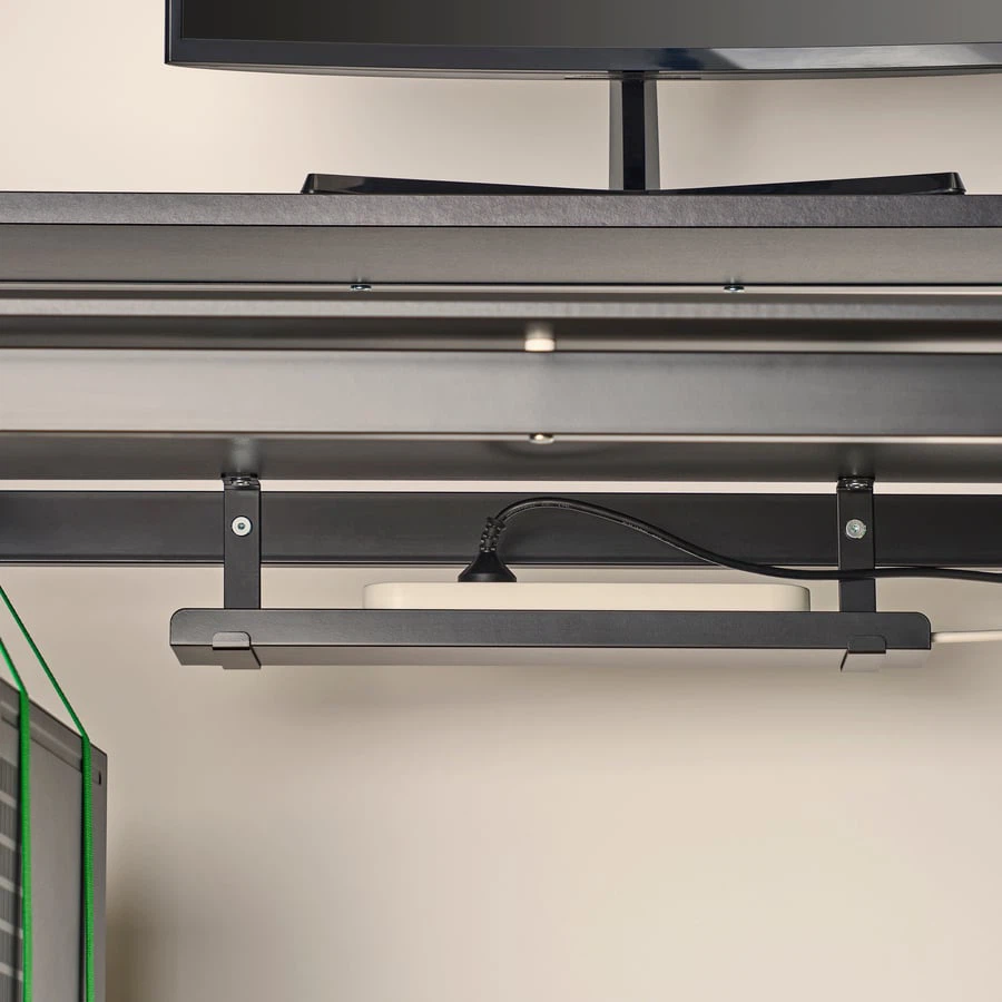 Black Gaming Desk with Monitor Stand and PC Mount - photo 4