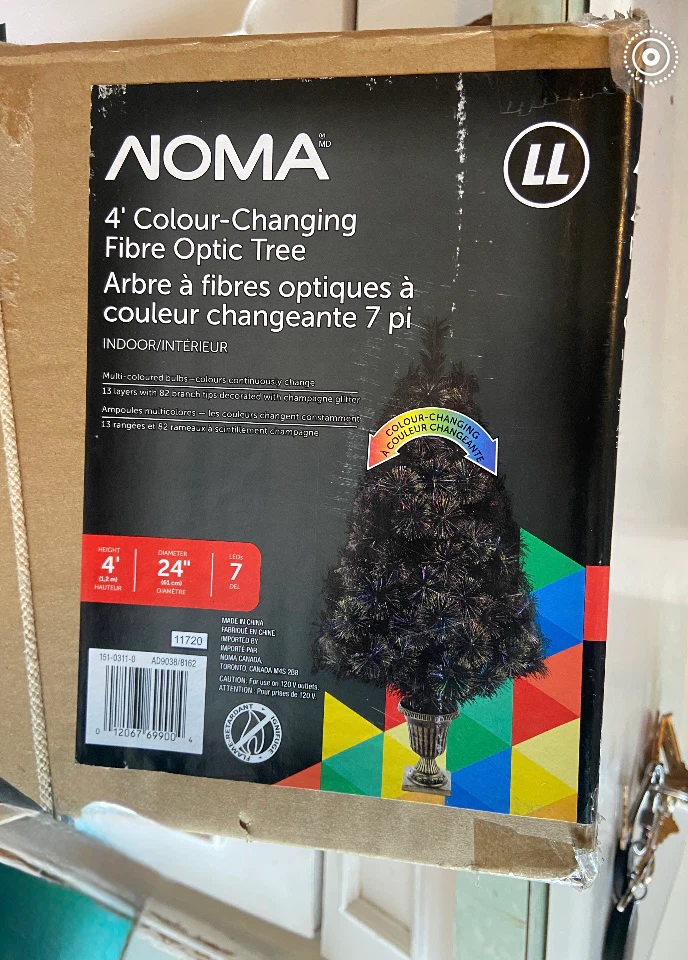 NOMA 4' Colour-Changing Fibre Optic Christmas Tree