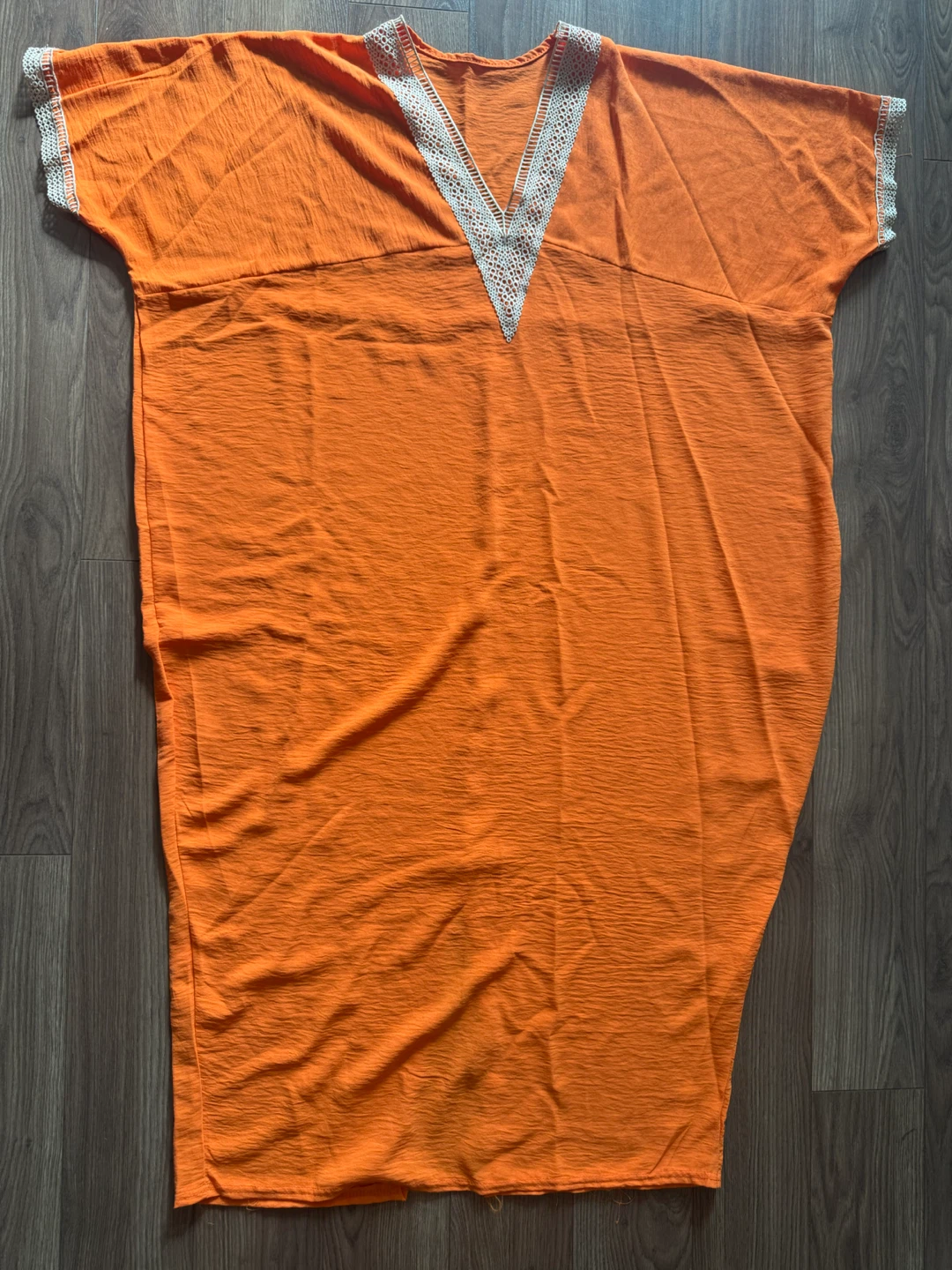 🧡 Gorgeous Orange Moroccan Dress - photo 3