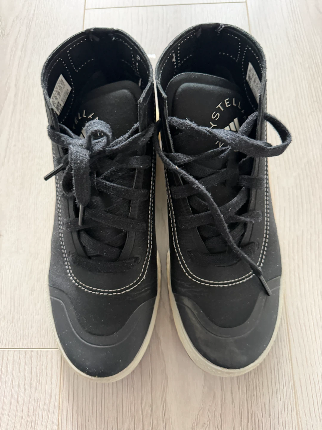 Adidas x Stella McCartney Black High-Top Sneakers - photo 2
