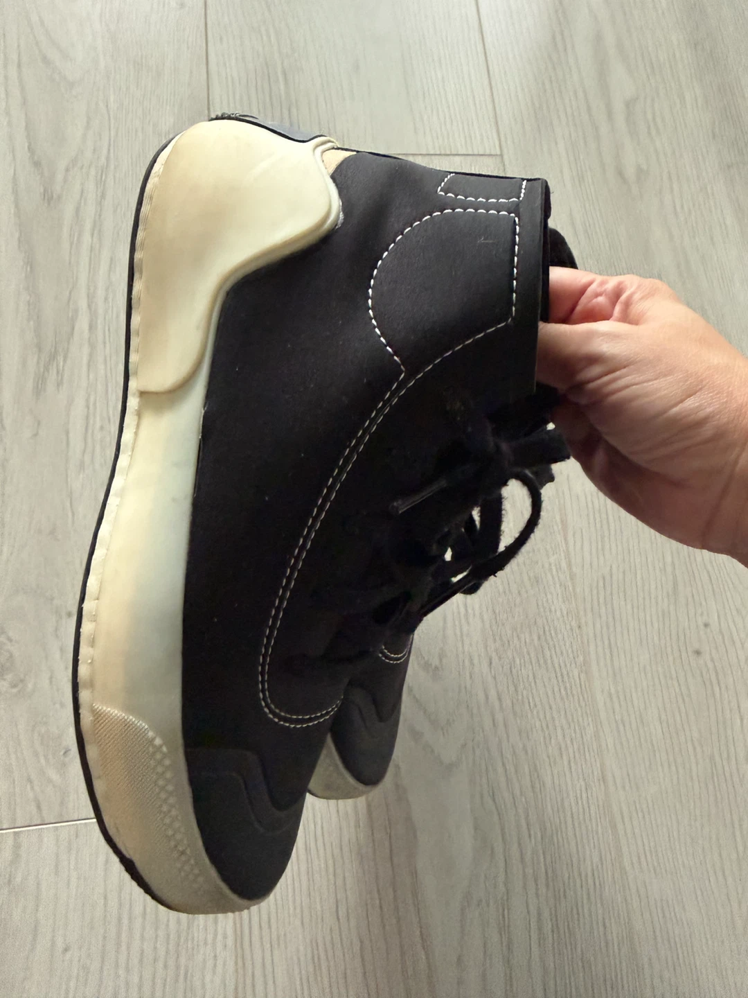 Adidas x Stella McCartney Black High-Top Sneakers - photo 3