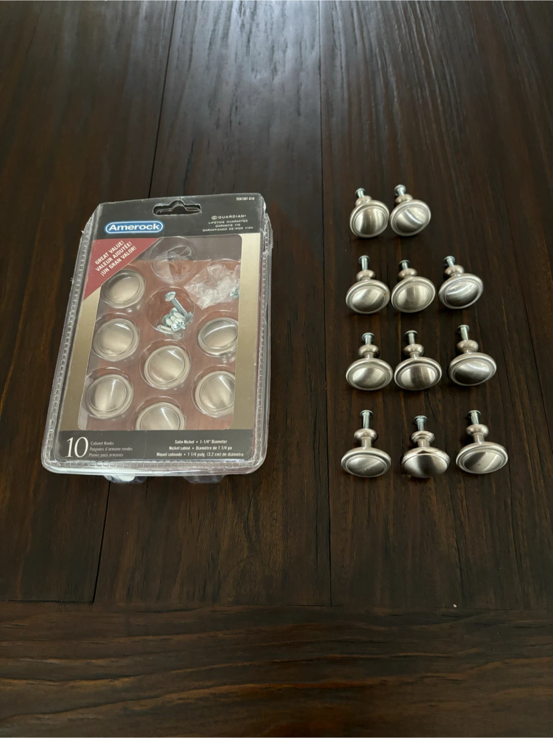 Amerock Guardian Cabinet Knobs, Lot of 18 - photo 2