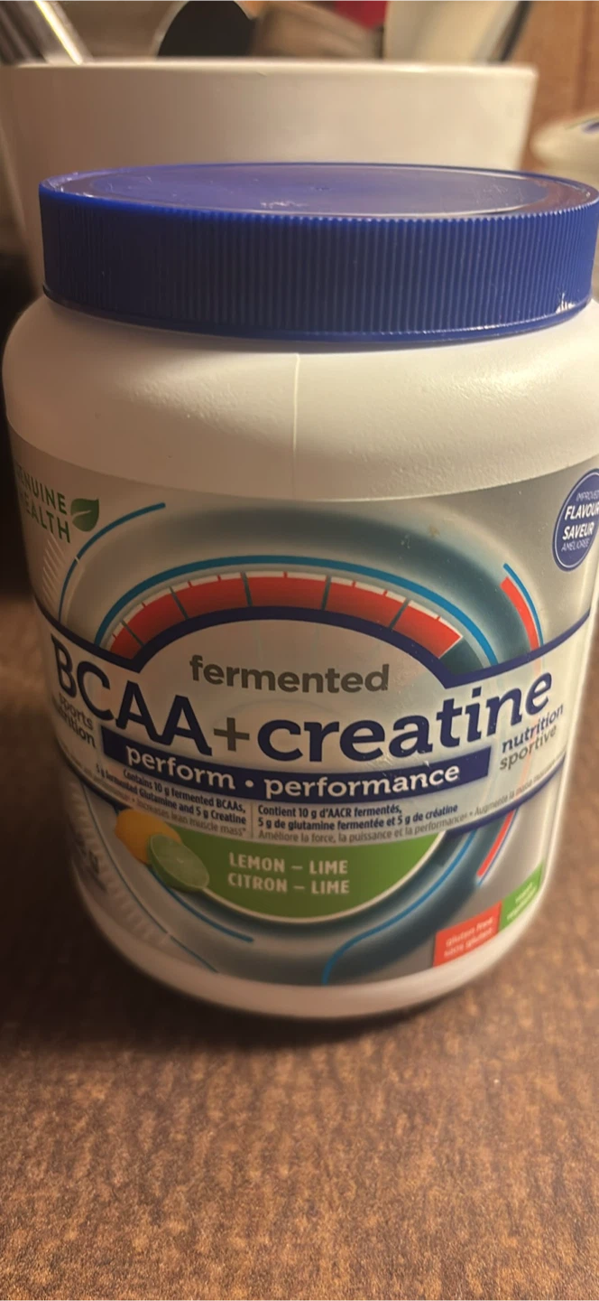 Genuine Health Fermented BCAA + Creatine Lemon-Lime