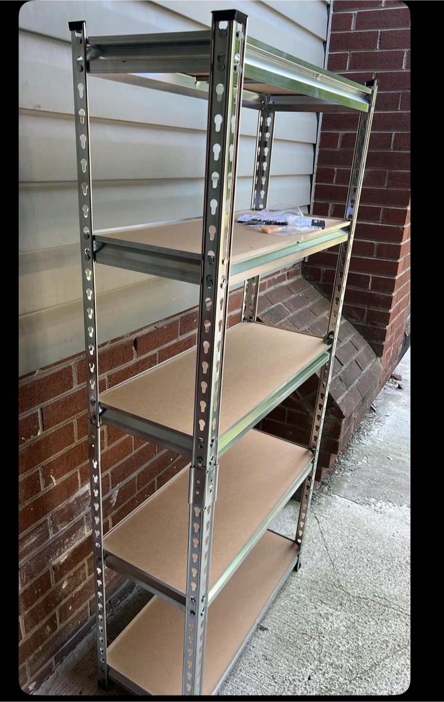 Adjustable Metal Storage Shelving Unit