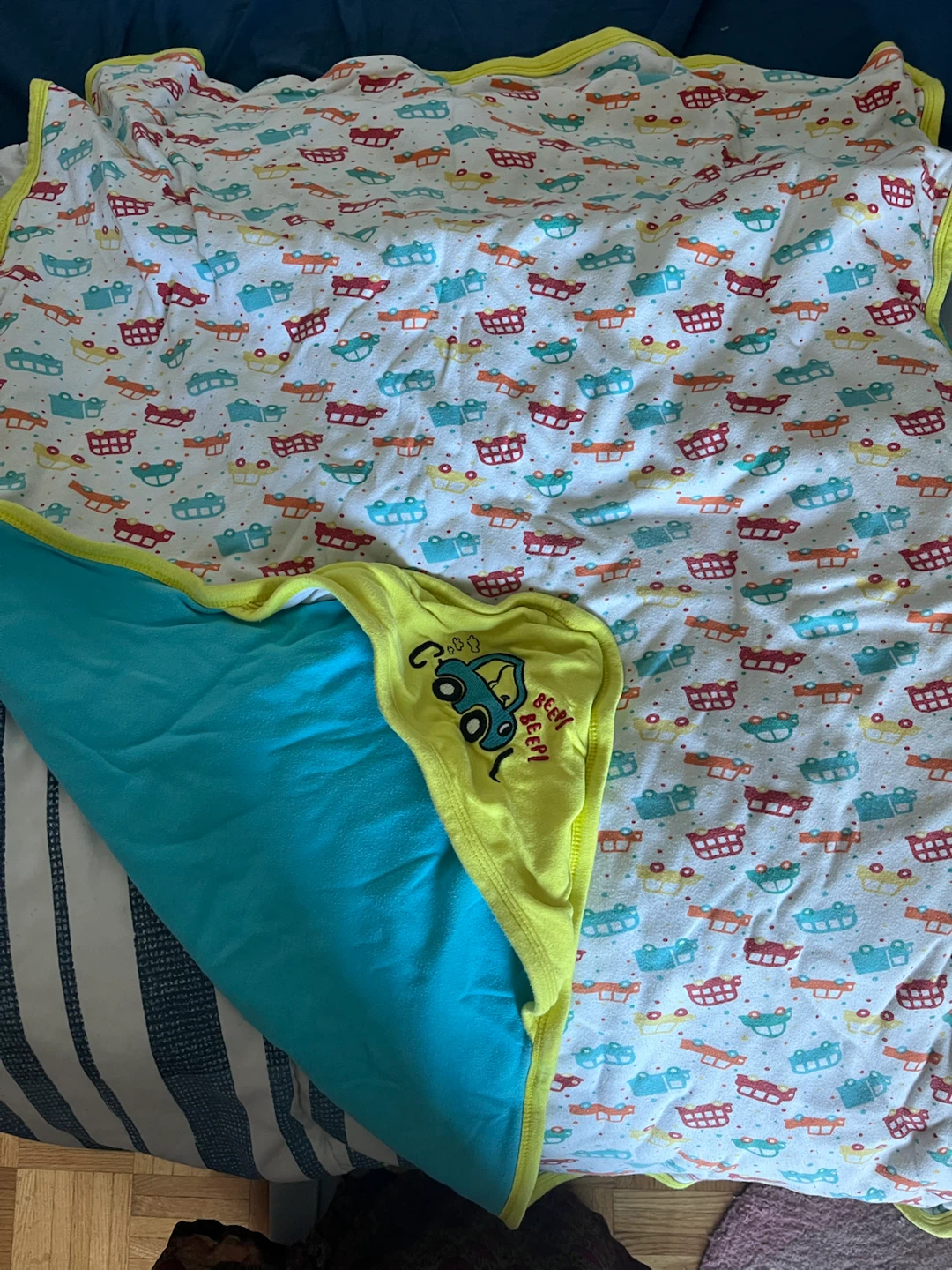 Car Pattern Baby Blanket