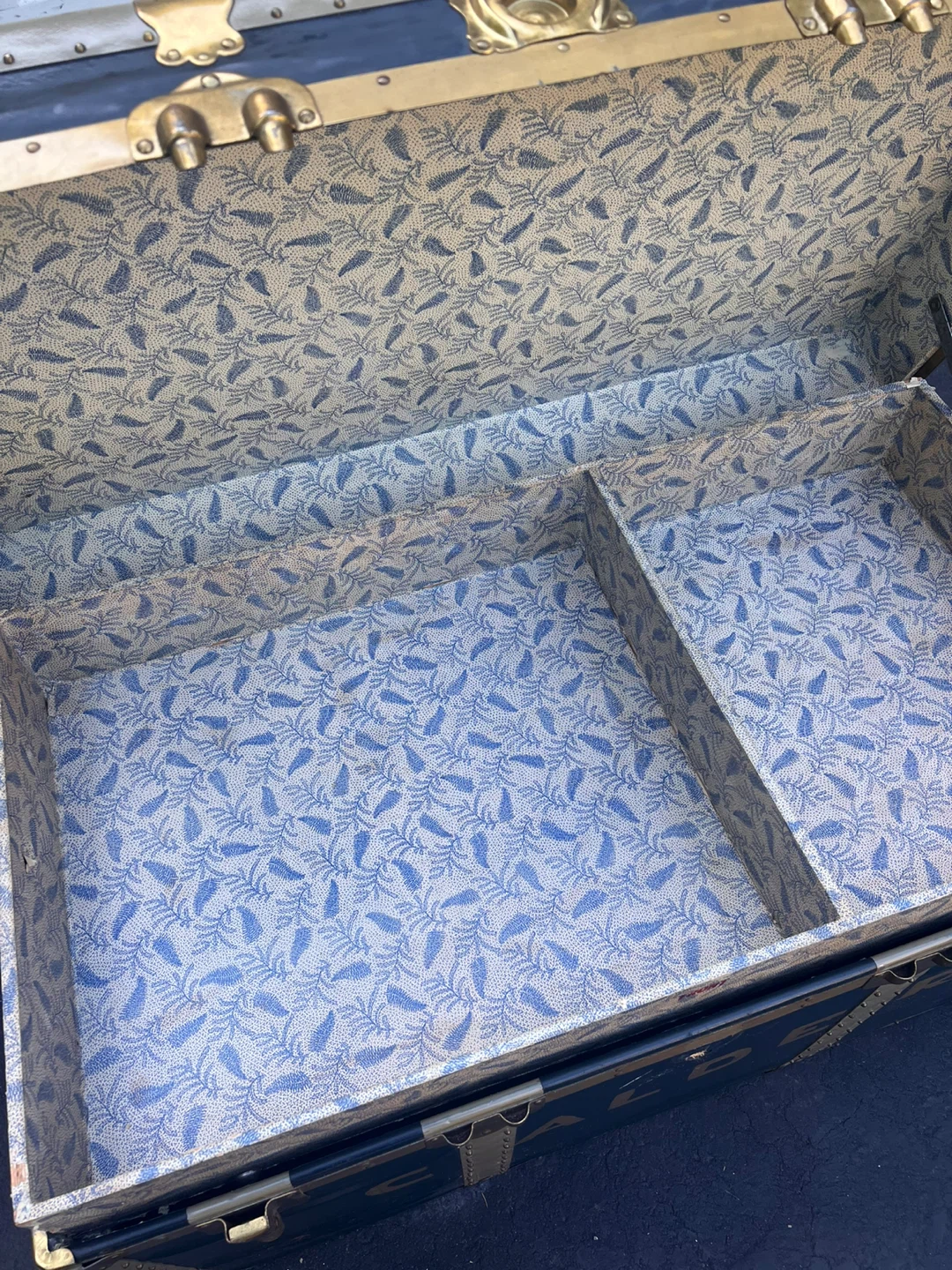 Vintage Steamer Travel Trunk - photo 5