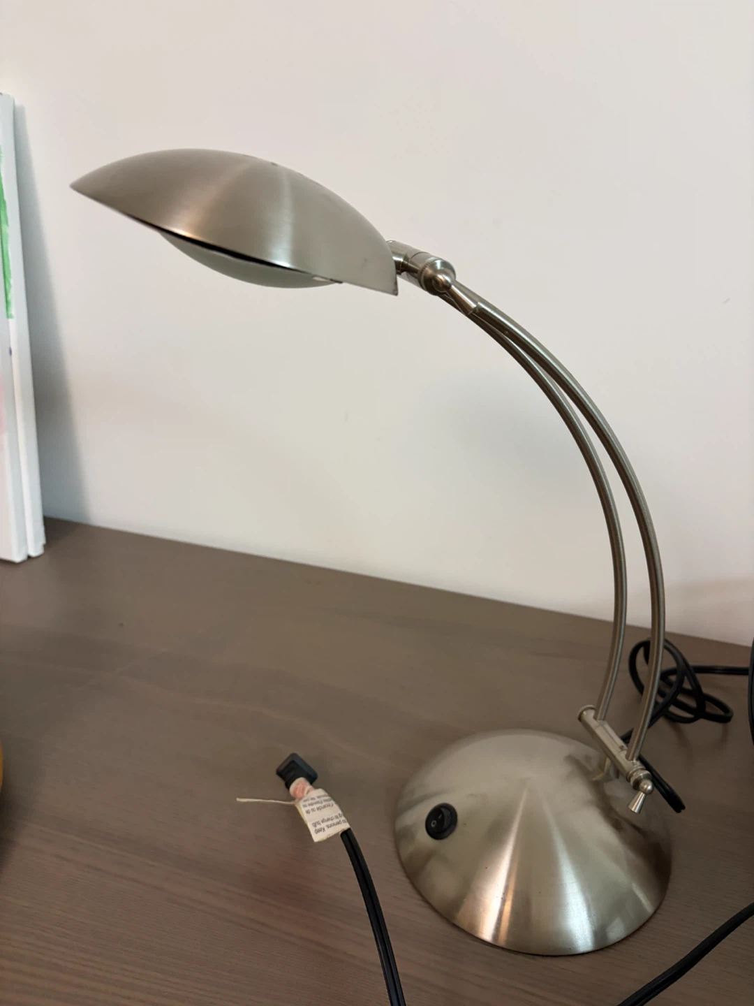 Brushed Nickel Desk Lamp