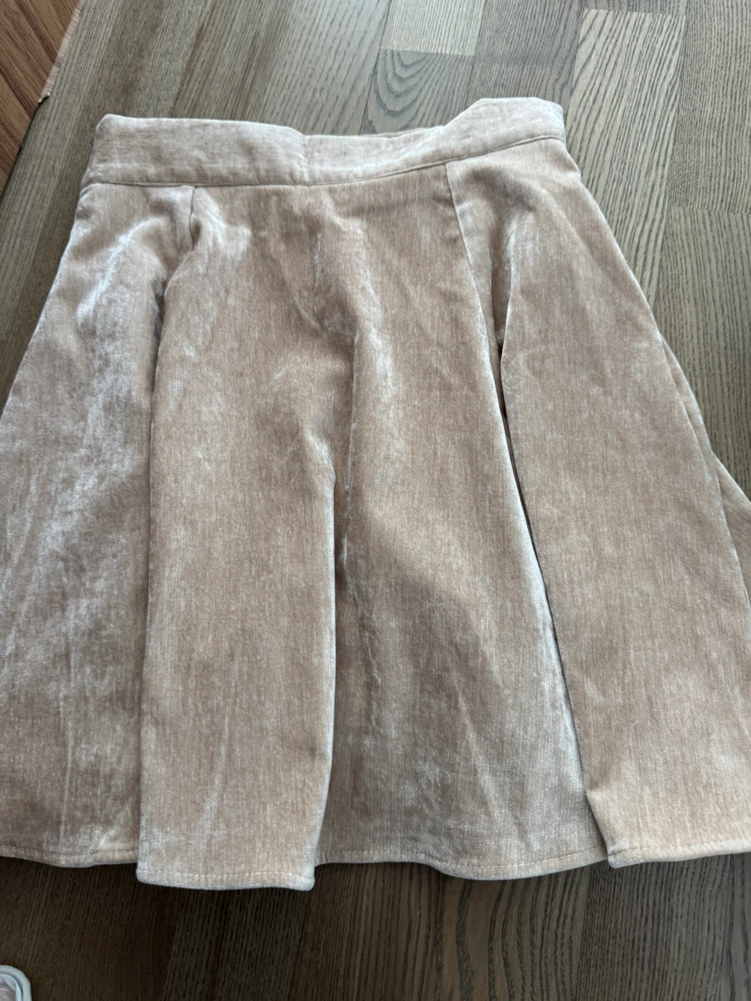Designers’ Beige Velvet Skirt - photo 5