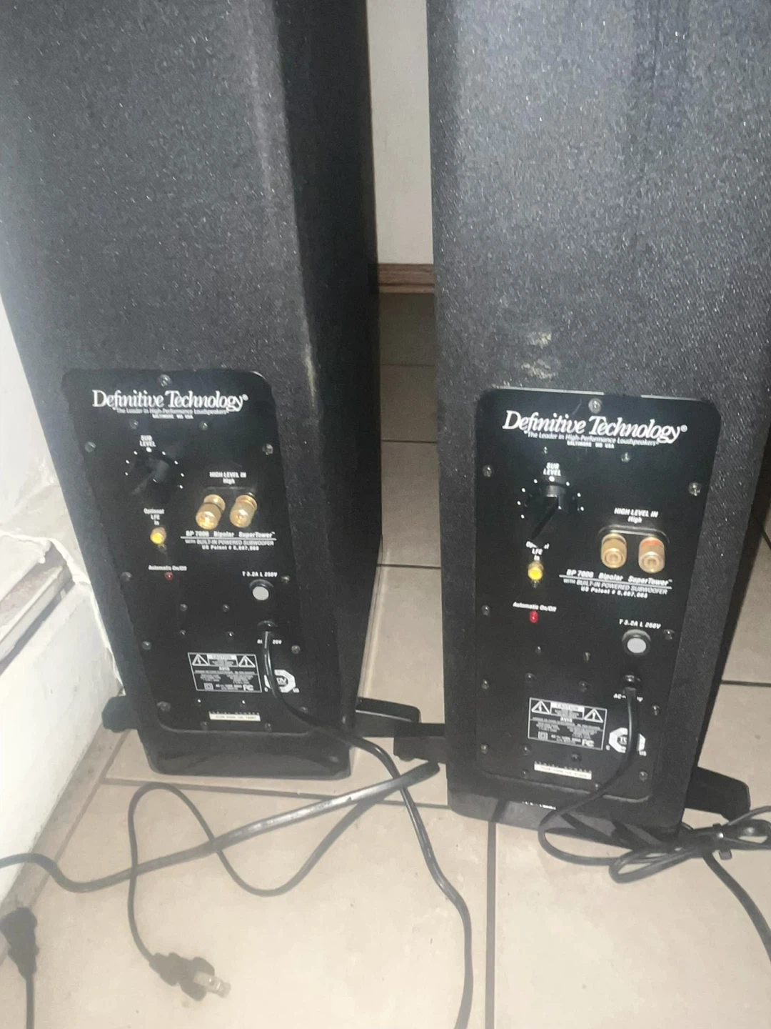 Definitive Technology BP 7008 Bipolar SuperTower Speakers - photo 4