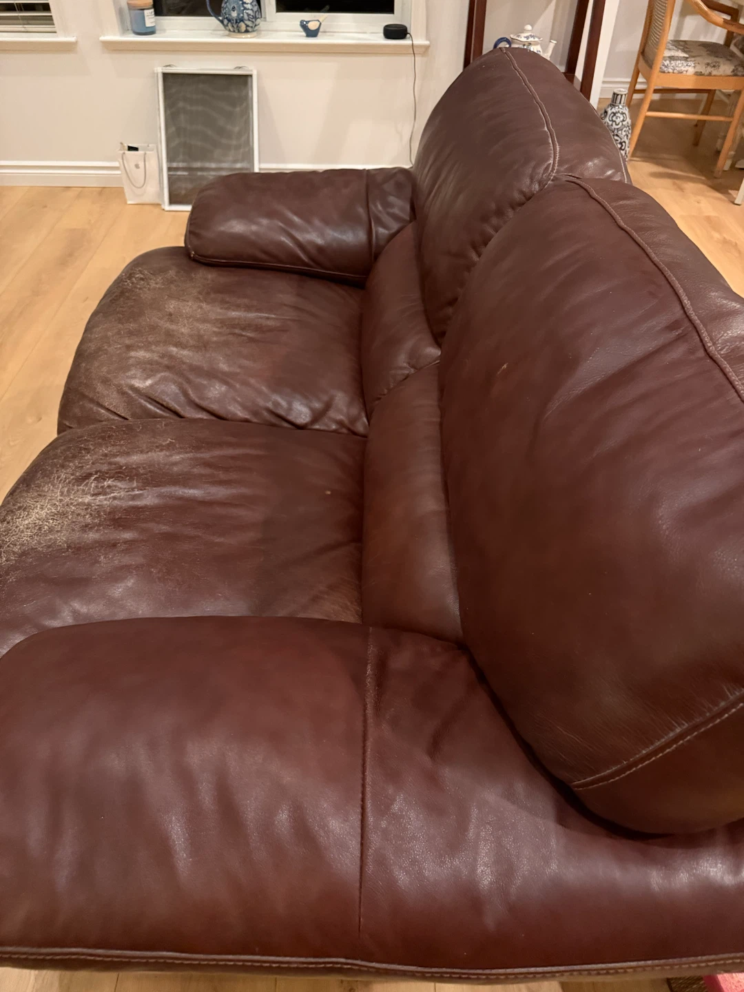 La-Z-Boy  Brown Leather Loveseat - photo 2