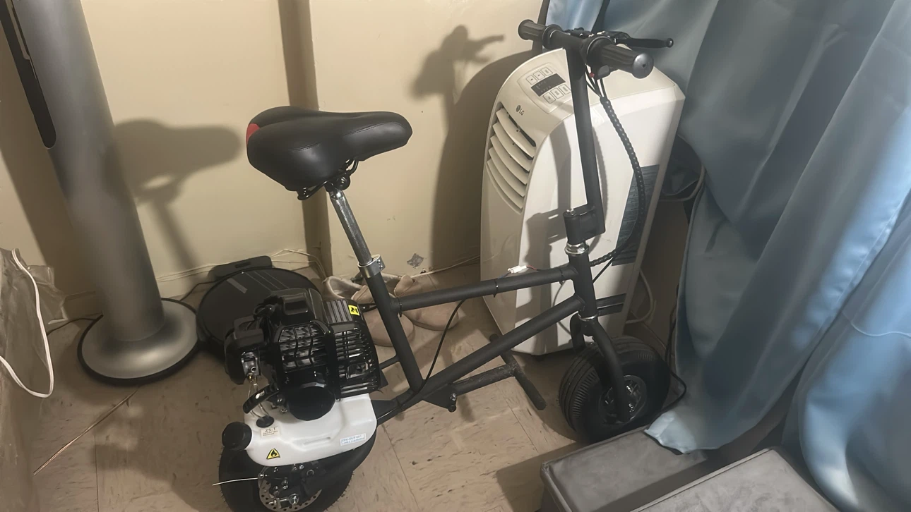 MotoTec 49cc Gas Mini Bike Black