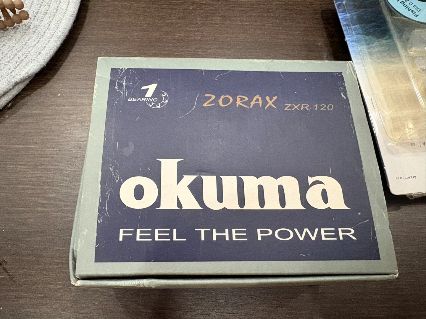 Okuma Zorax ZXR 120 Fishing Reel and Blue Fox Lure Set - photo 2