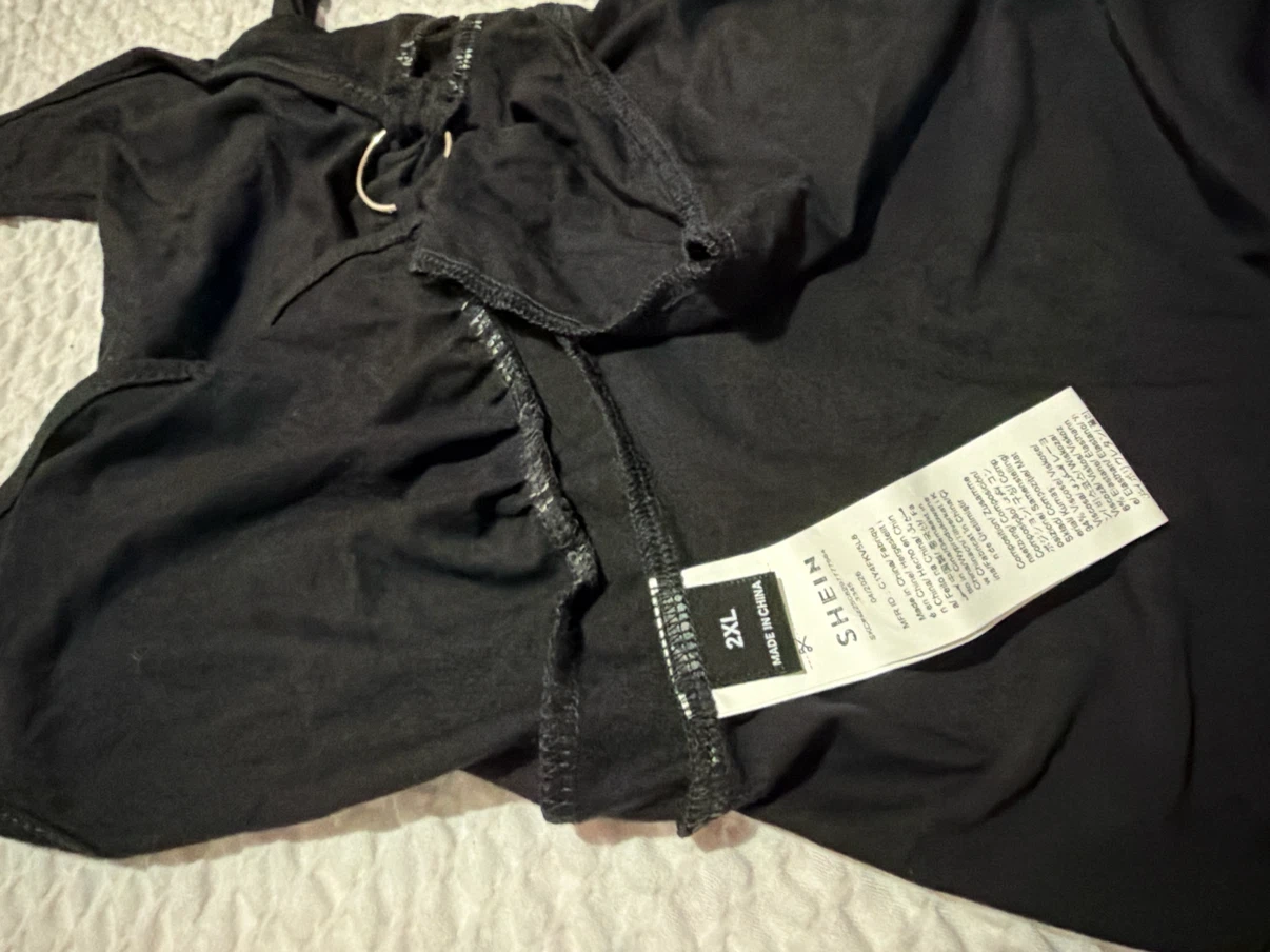 SHEIN Black Halter Neck Top 2XL - photo 2