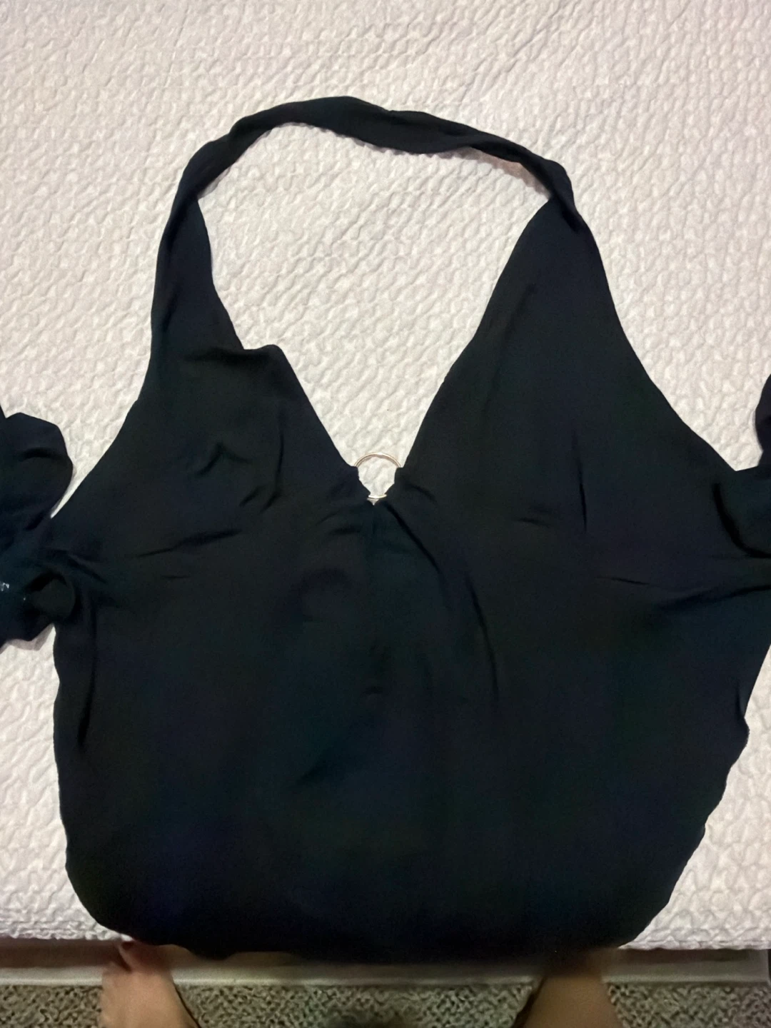 SHEIN Black Halter Neck Top 2XL - photo 3
