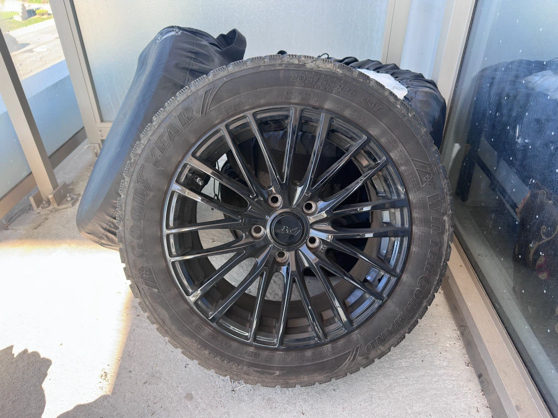 Winter Tires 205/55R16 with Alloys 16”