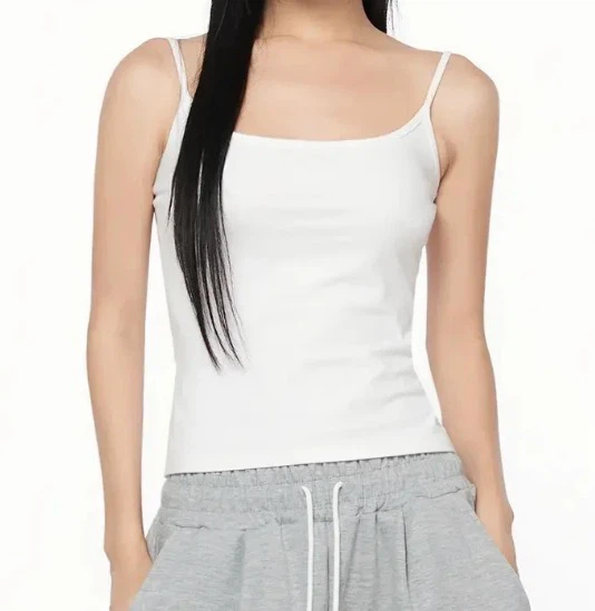 BRAND NEW LEWKIN Essential Cami Crop Top - White