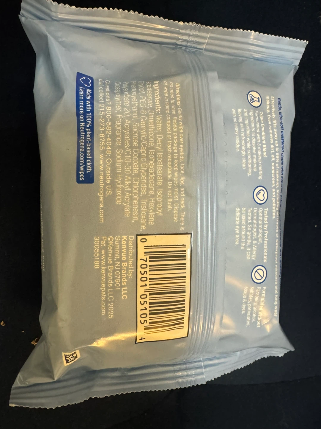 Neutrogena Ultra-Soft Micellar Cleansing Wipes - photo 3