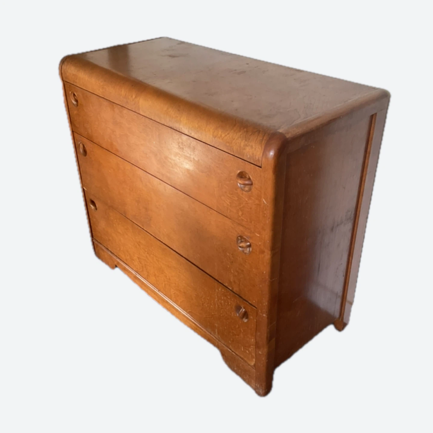 Vintage 3-Drawer Wooden Dresser