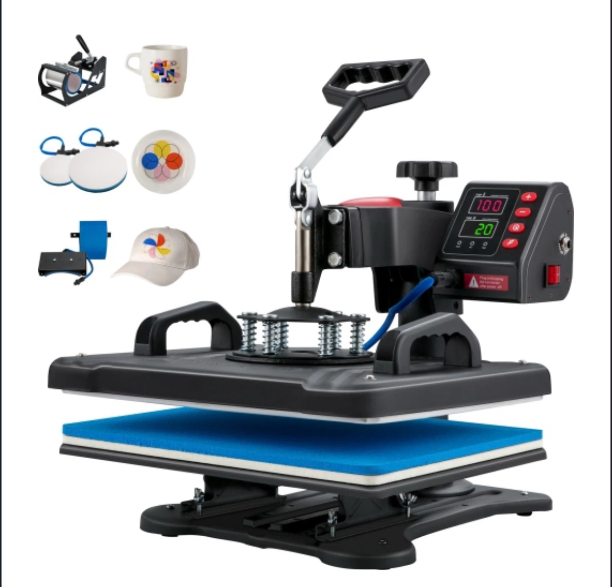 5-in-1 Digital Heat Press Machine