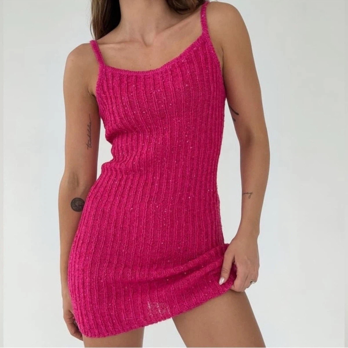 Rumored Sequin Knit Mini Dress - photo 3