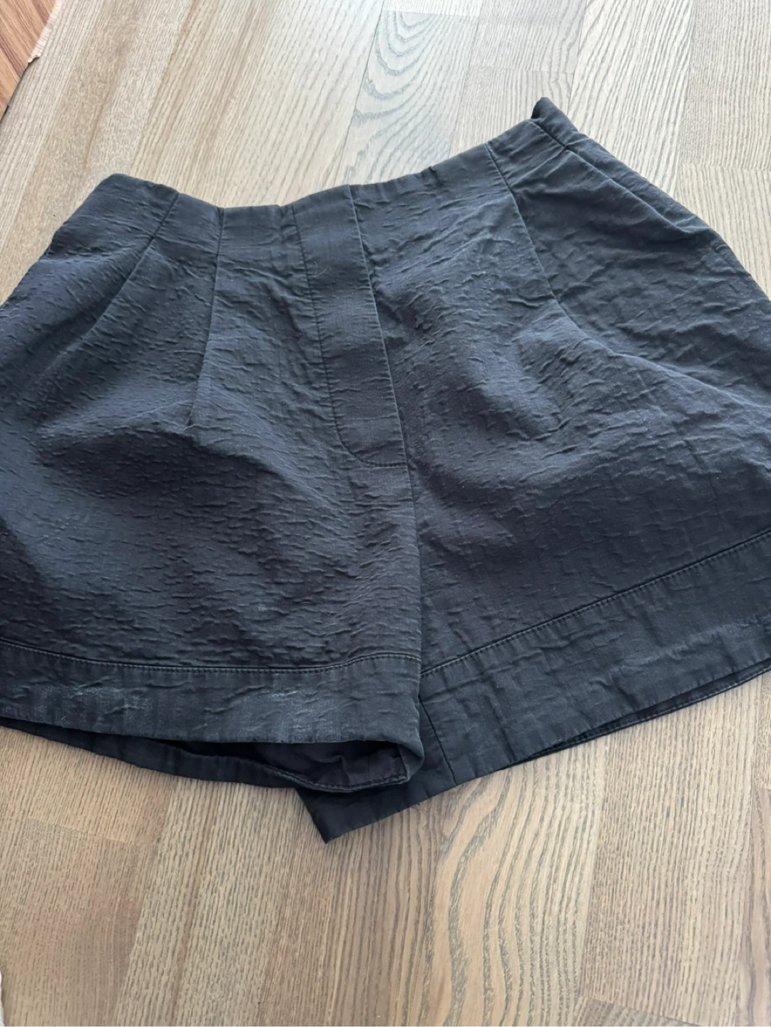 Designers unique piece textured shorts