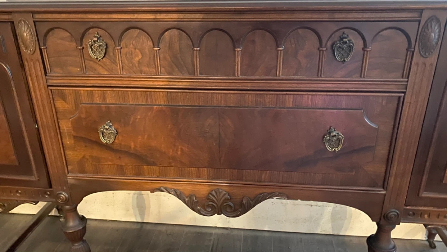 Vintage Solid Wood Sideboard - photo 2