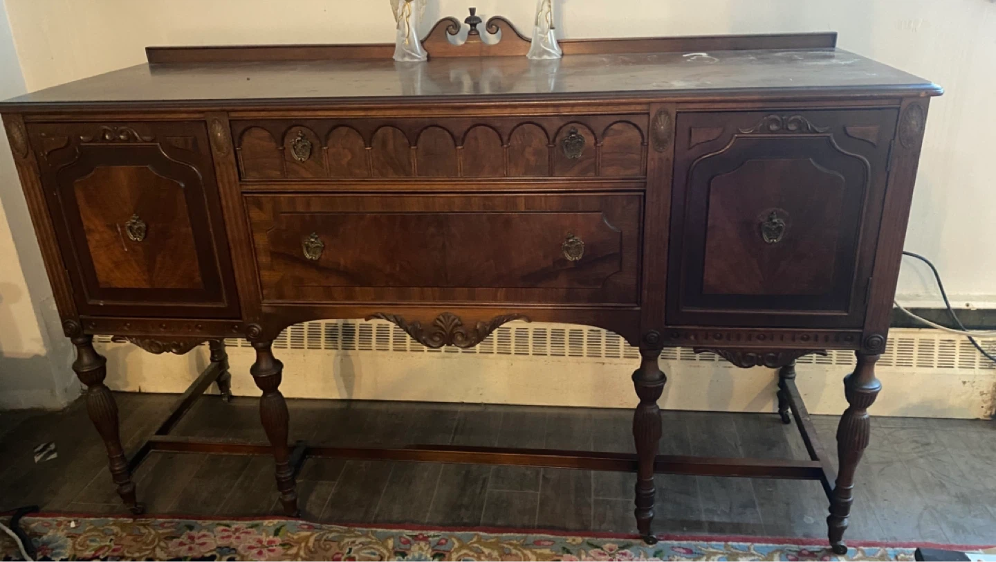 Vintage Solid Wood Sideboard