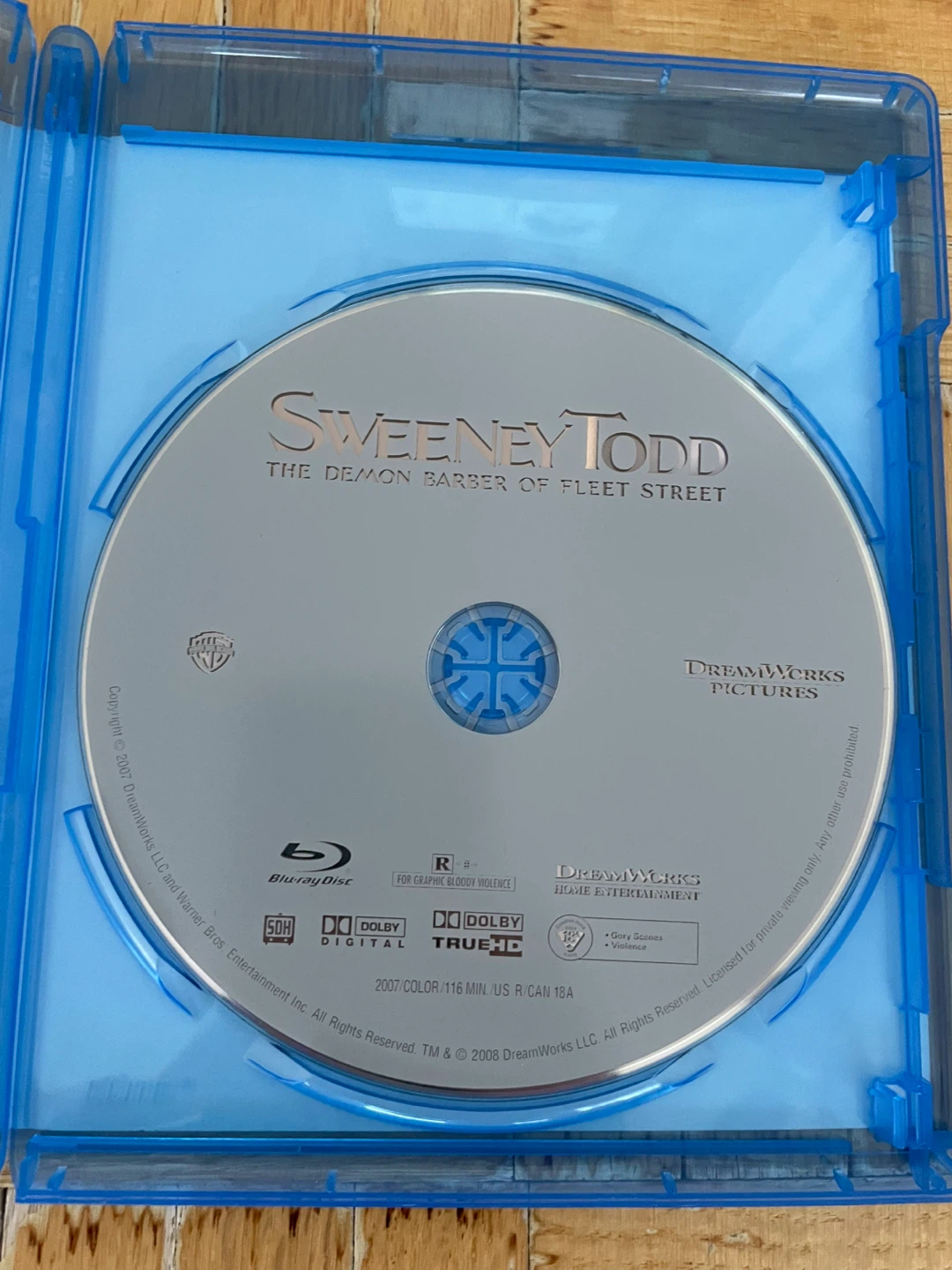 Sweeney Todd Blu Ray - photo 3