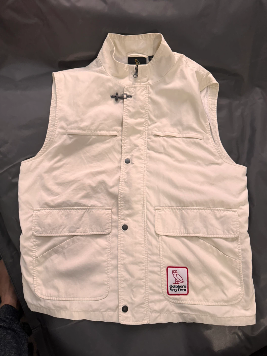 OVO Familia Patch Nautical Vest in Cream S/S 2022 collection- XL