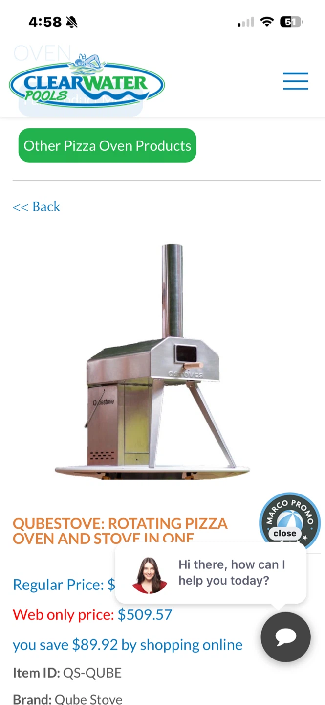 Qubestove Rotating Pizza Oven and Stove