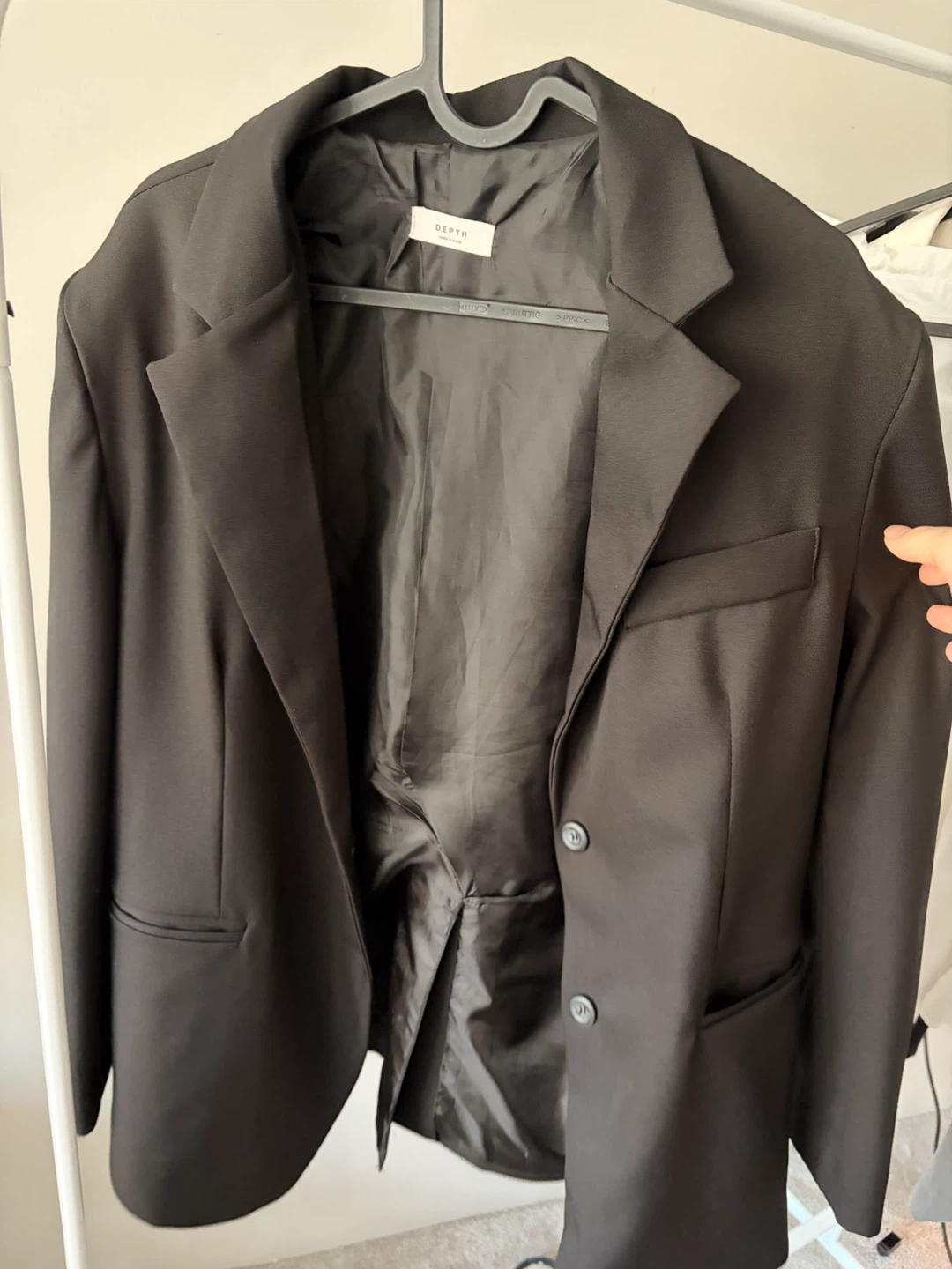 Depth Black Blazer