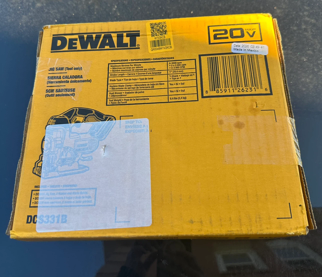 DEWALT 20V MAX Jig Saw (DCS331B) - photo 3