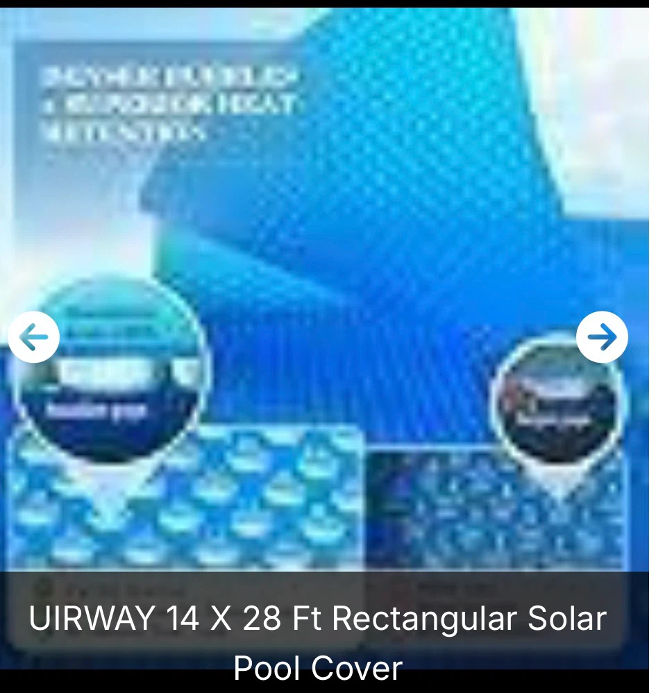 UIRWAY 14 x 28 Ft Rectangular Solar Pool Cover - photo 3