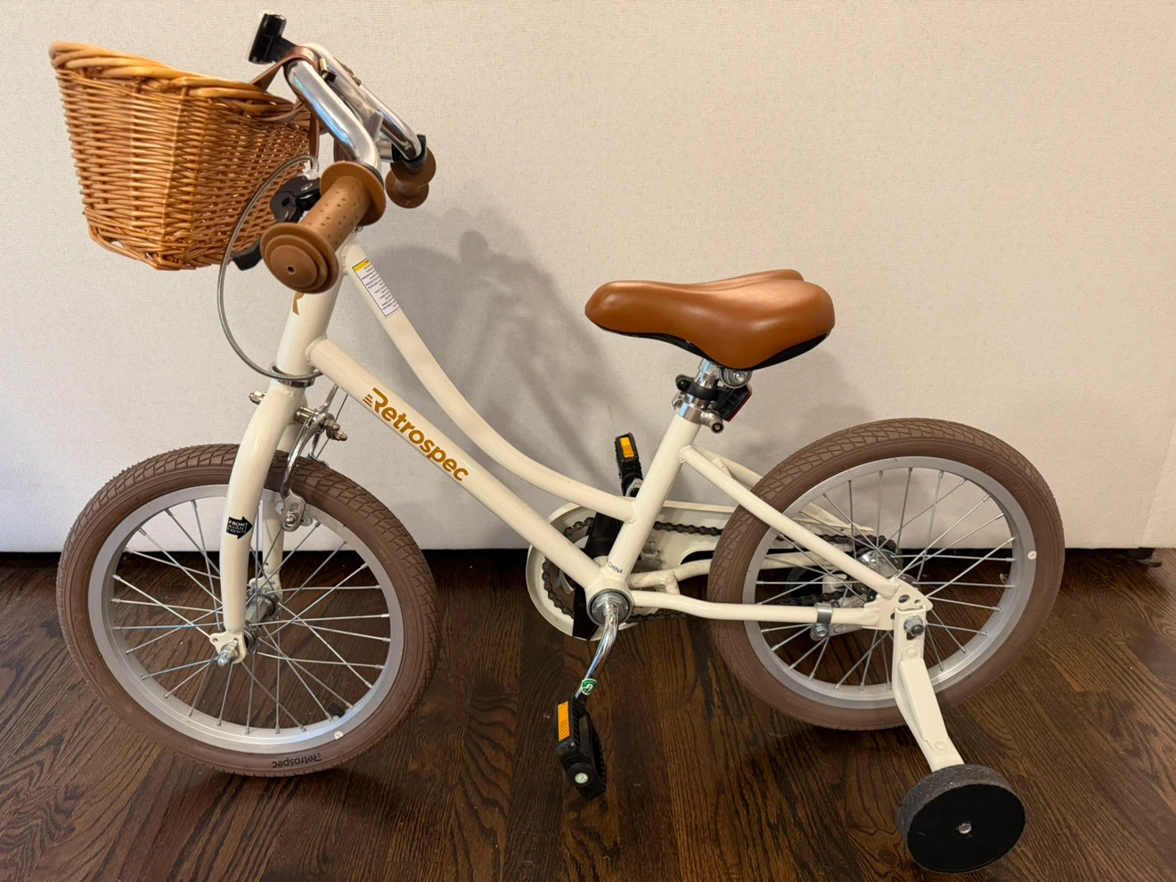 Retrospec Kids Bike with Wicker Basket