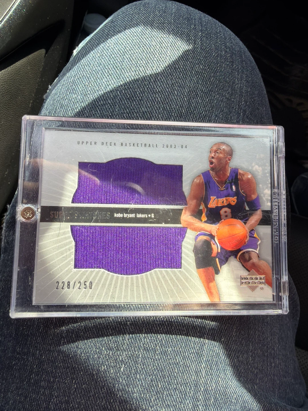 2003-04 Upper Deck Kobe Bryant Jersey Card