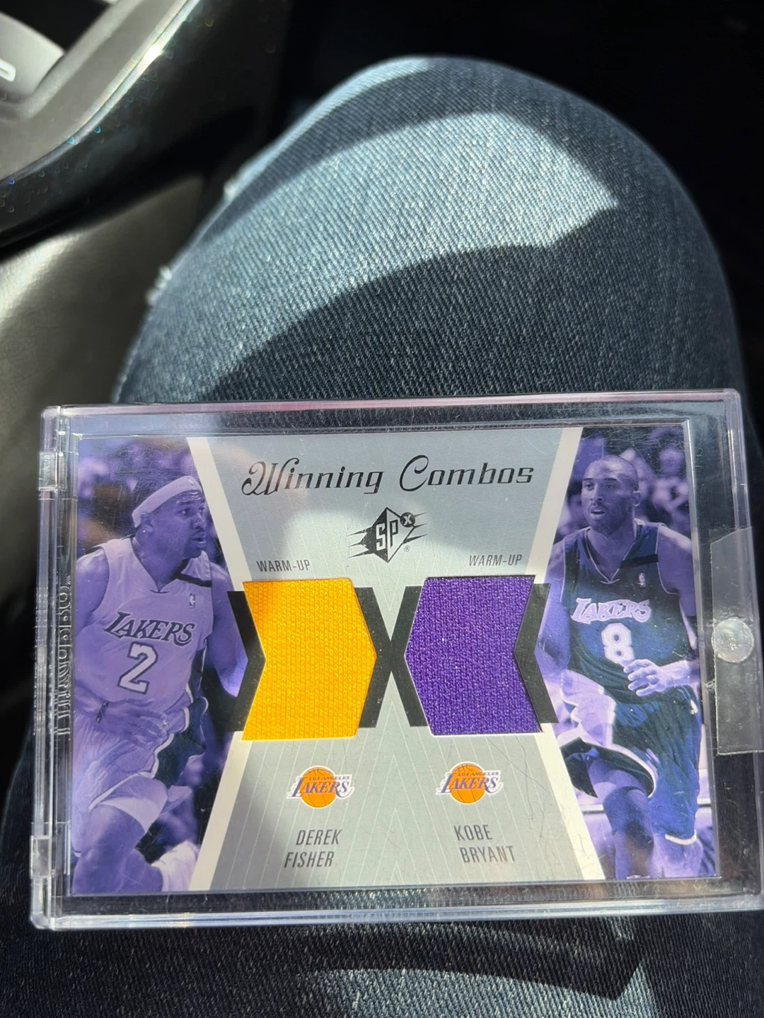 SPx Winning Combos Kobe Bryant & Derek Fisher Card