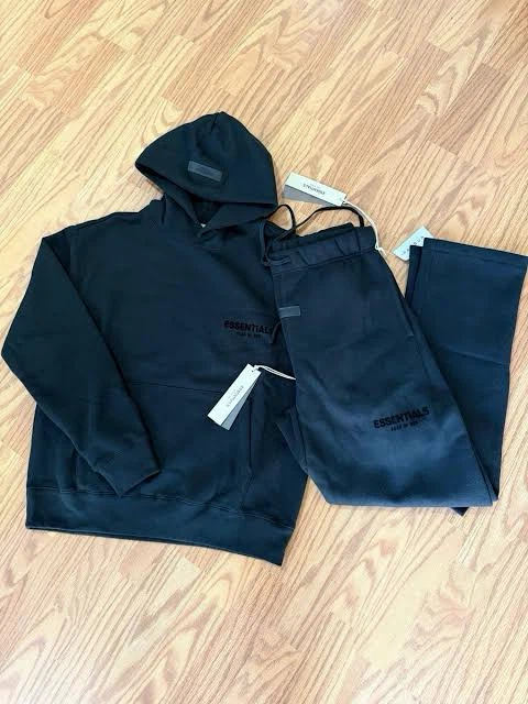 Fear of God Essentials Black Set Size S