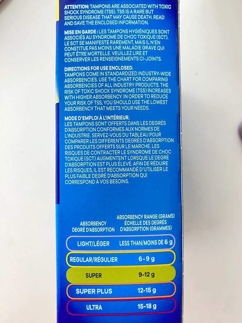 Tampax Pearl Super Tampons 18 Count - photo 2