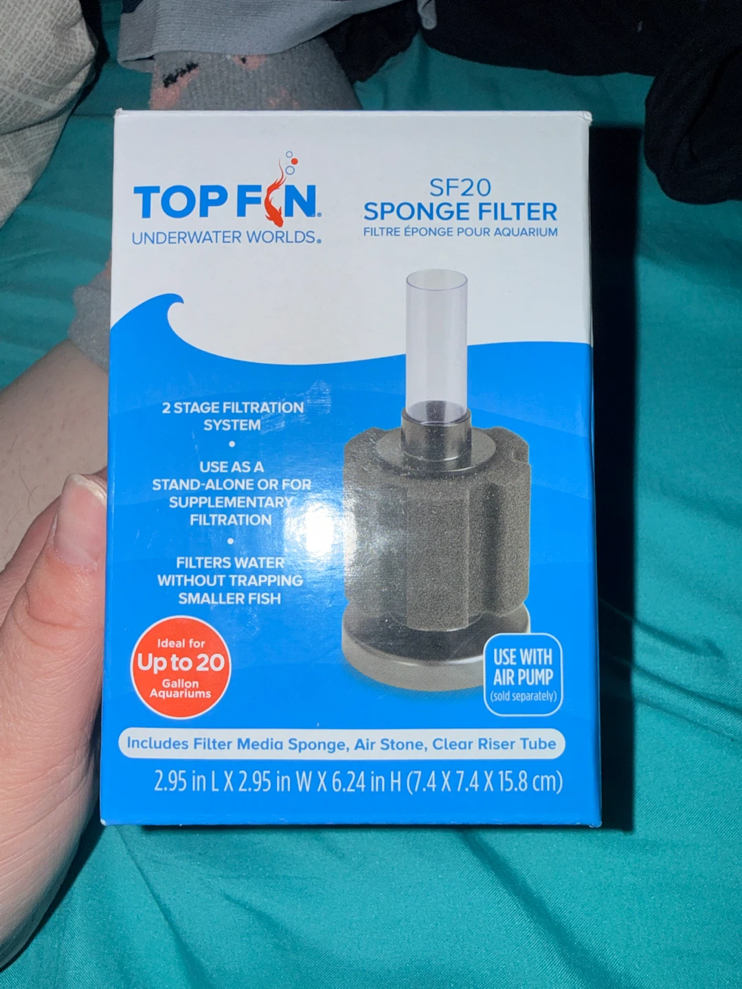 Top Fin SF20 Sponge Filter